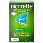 Nicorette Freshmint 2mg Nicotine Gum 105 Pieces